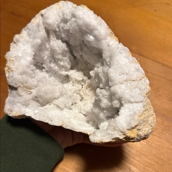 Large White Quartz Geode - Picture 2 of 5